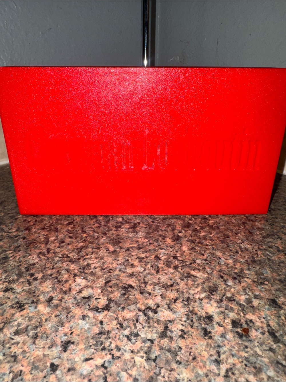 Christian Louboutin "Panettone" long zip-around wallet calf skin leather. Euc - Picture 16 of 16